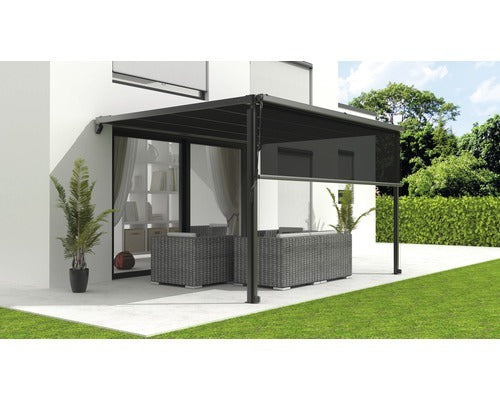 3M Vertikale Markise 284 cm für Pergola Garten Terrasse Balkon UV-beständig - 4306517554644