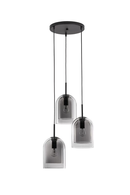 Nova Luce Pendelleuchte Hängeleuchte VELOR E27 Schwarz dimmbar SIEHE TEXT/FOTO - 5212017431189