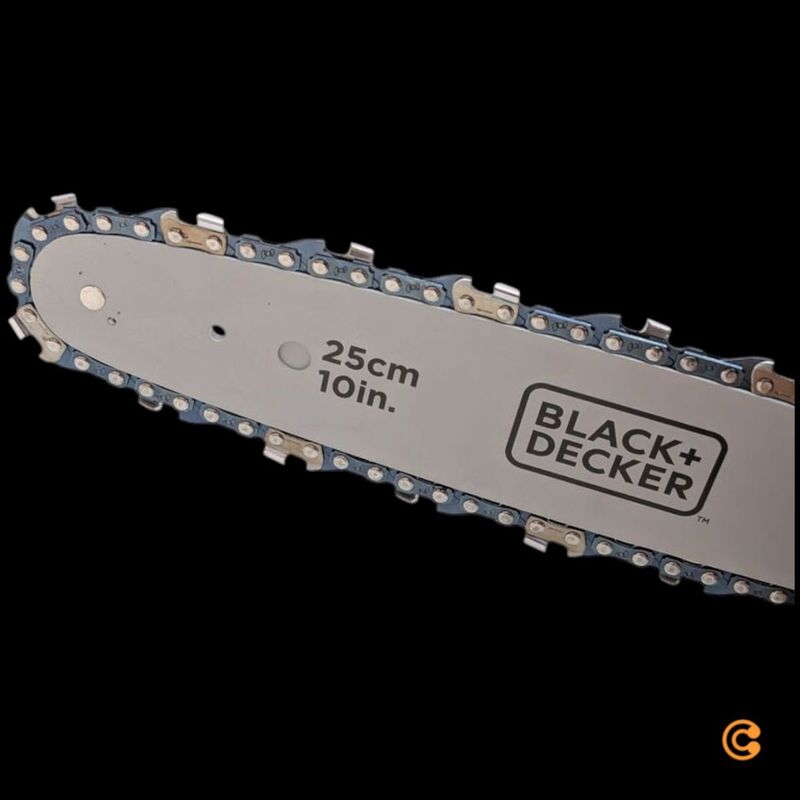 Black & Decker Akku-Kettensäge 250mm Akku-Kettensäge 18V Li-Ion schwarz 2.0Ah - 5035048465936