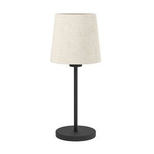 B-Ware Eglo Tischleuchte Febres Tischlampe schwarz weiß Stahl Stoff Beleuchtung