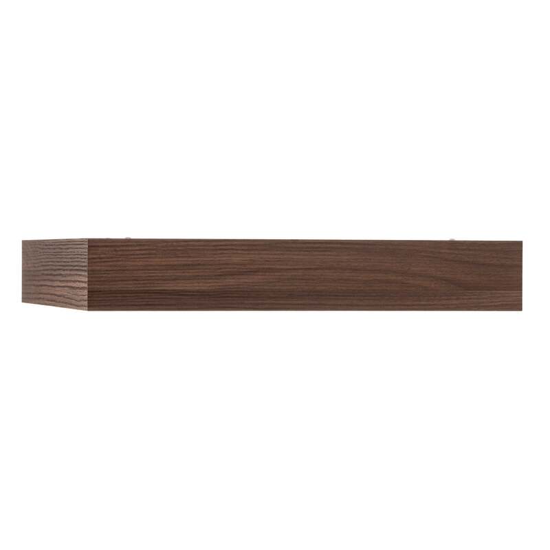 Deckenleuchte Tromsö walnuss 50x50 cm Holz Glas 4x15W E27 IP20 - 5902553220339