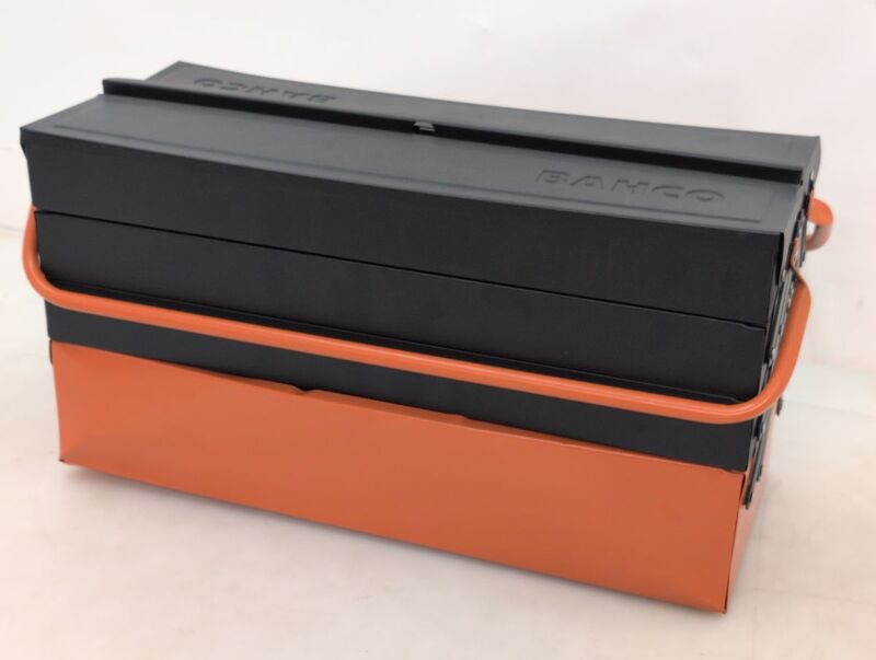 Bahco Werkzeugkasten unbestückt Metall Schwarz/Orange 530x250x200mm 6,33kg - 7314150321414