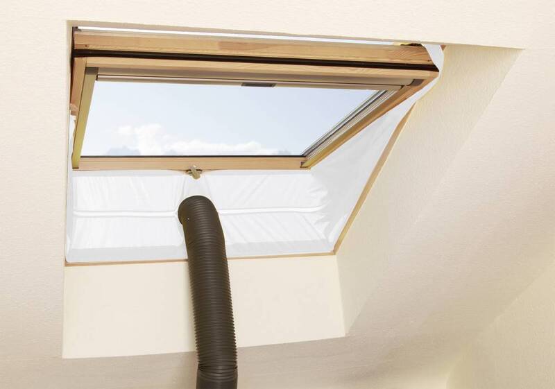Klima1stKlaas Warmluftstopper für Klimaanlage Monoblock Window Quick 400 cm Weiß - 4250225757524