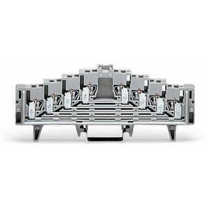 B-Ware Wago Rangierklemme Klemmleiste Klemme 7.62 mm Zugfeder Belegung L Grau 50 Stück