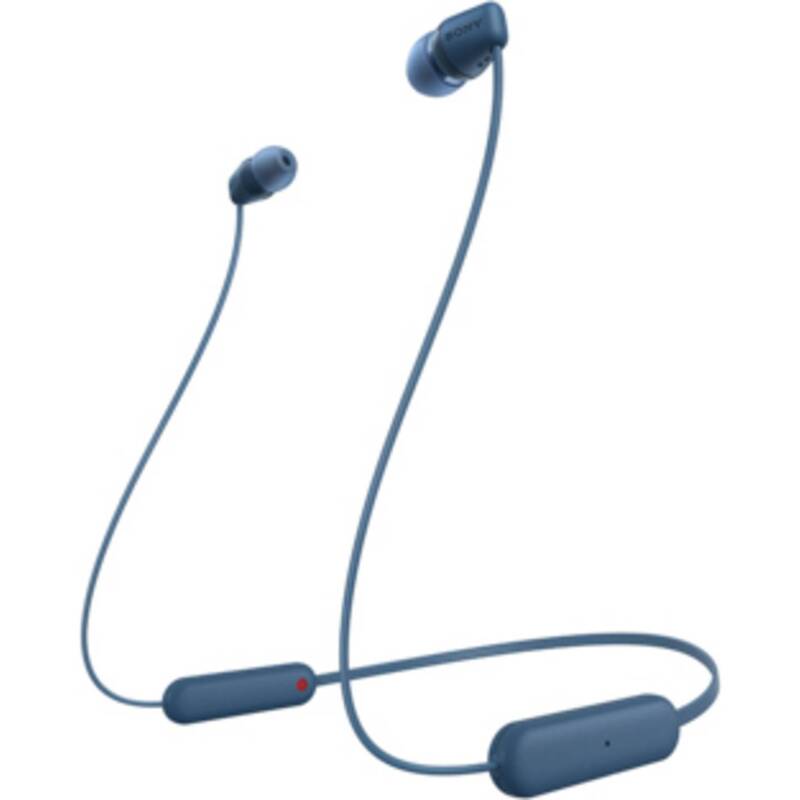 Sony In Ear Headset WI-C100 Bluetooth Stereo Klang-Personalisierung Blau 25h - 4548736133945
