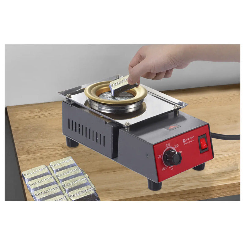 Toolcraft Lötbad TC-8911C 200W 420°C Löten Heißbad Lötkolben 300g netzbetrieben - 4064161503158
