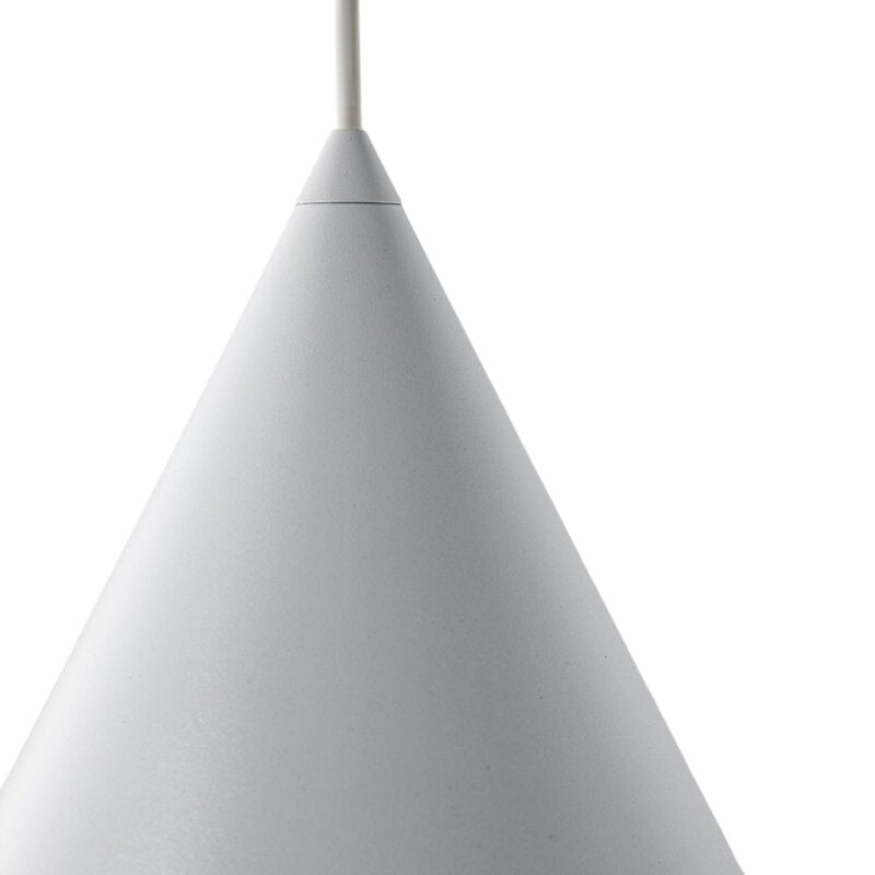 Hängeleuchte Cono Leuchte Lampe weiß Stahl Ø 19 cm einflammig - 5906135100071