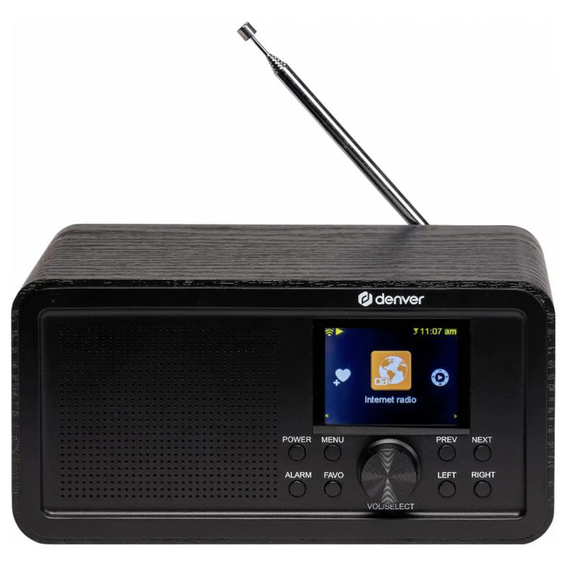Denver Internet Tischradio DIR-200 DAB+ FM Bluetooth Weckfunktion WLAN schwarz - 5706751087677