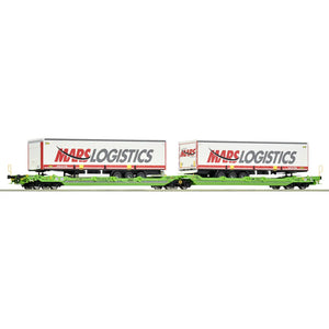 B-Ware Roco Tragwagen DC CFL Cargo Doppeltaschen-Gelenkwagen H0 Modellbahn Zubehör