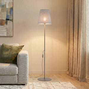 B-Ware TK-Lighting Stehlampe Elizabeth LED Lampe Leuchte beige sand 152cm hoch E27