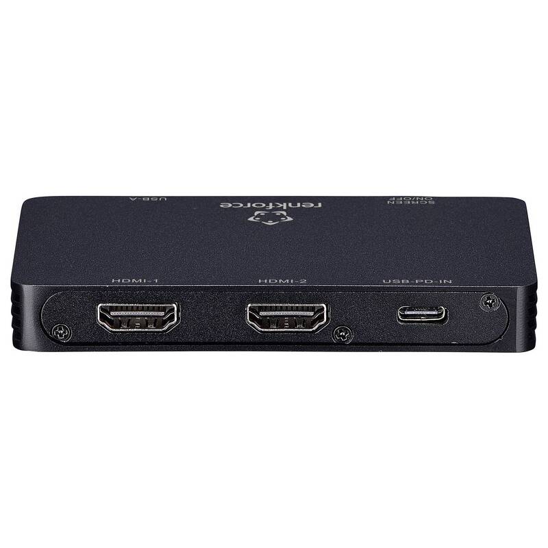 RENKFORCE RF-USBHA-480 4-IN-1 USB Hub Adapter mit 4 Ports für PC und Laptop - 4064161476384