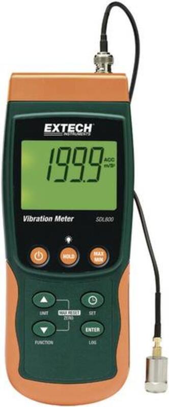 Extech SDL800 Schwingungsmessgerät integrierter Datenlogger Vibrationsmessgerät - 0793950438015
