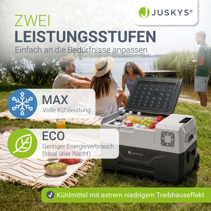 Kühlbox Kompressor Yukon 30 L Campingbox App-Steuerung USB grau 12/24/230V - 4260565528036
