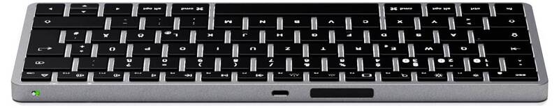 Satechi Slim X1 Mini Bluetooth Tastatur Keyboard Multimediatasten Anthrazit Akku - 0879961009694