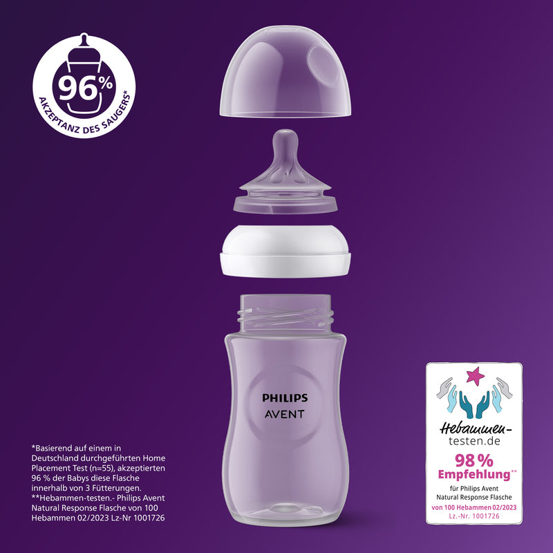 Philips Avent Flasche Baby Flaschen-Starter-Set SCD838/11 BPA-frei 4 Flaschen - 8710103990710
