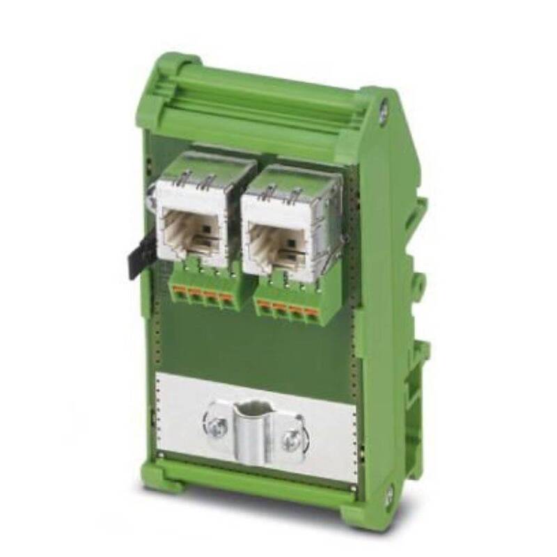Phoenix Contact 2903532 RJ45 Netzwerk Y-Adapter PATCH-PANEL Grün - 4046356746748