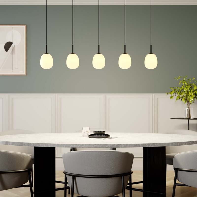 Lindby Etiena Pendelleuchte Deckenlampe Hängeleuchte Lampe G9 SIEHE TEXT/FOTO - 4251096573336