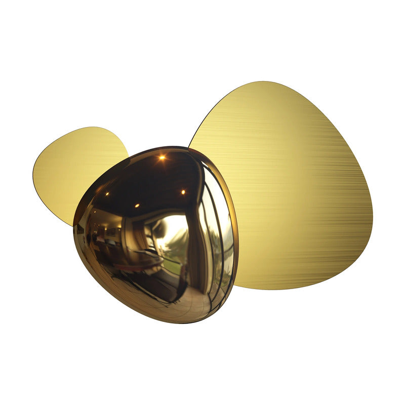 Maytoni Wandlampe LED-Wandleuchte Jack-stone 36,6 cm Lampe Licht gold Metall - 4251110033235