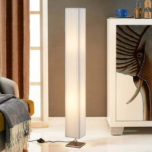 B-Ware Lindby Stehlampe Janno Stehleuchte Wohnzimmerleuchte Standleuchte Weiß Stoff E27