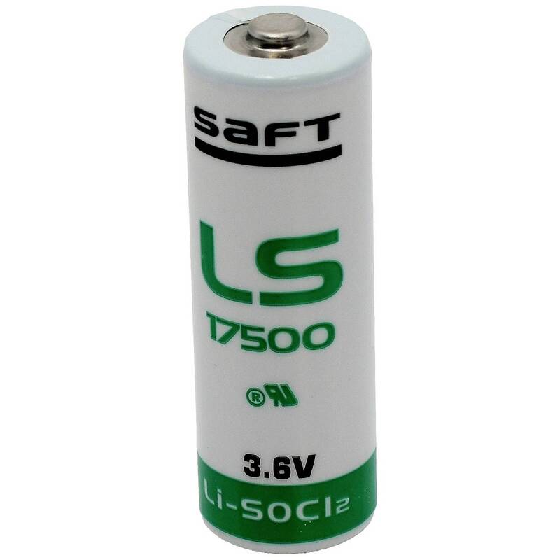 Saft Batterie Zelle Lithium LS17500 A Größe Edelstahl 3600 mAh 3.6 V 10 STÜCK - 4064161215945