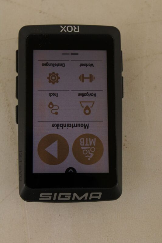 Sigma Fahrrad-Navi ROX 12.1 EVO Bluetooth GPS GLONASS Europa 3 Zoll grau 110g - 4016224010400