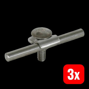 3x B-Ware DEHN Klemmbock Edelstahl 304 V2A 6.10 FRM10X35 Verbindungselement 1 Stück