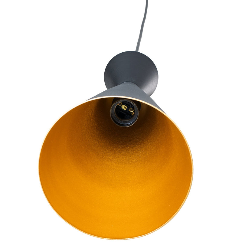 ROYALTECH Hängeleuchte Pendelleuchte Glenora LED Lampe dimmbar schwarz 36cm - 8684543262464