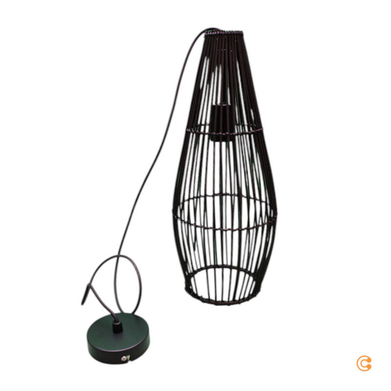 Pauleen Timber Love Hängelampe aus Rattan Hängeleuchte Leuchte Lampe  schwarz - 4000870481998
