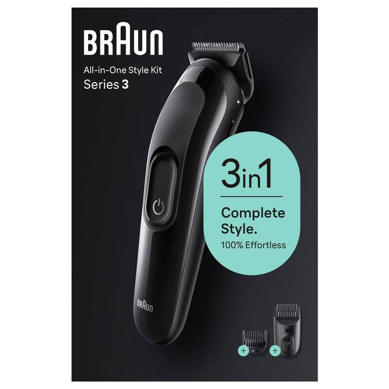 Braun Bartschneider SK2400 Körperhaartrimmer Haarschneider schwarz abwaschbar - 4210201447610