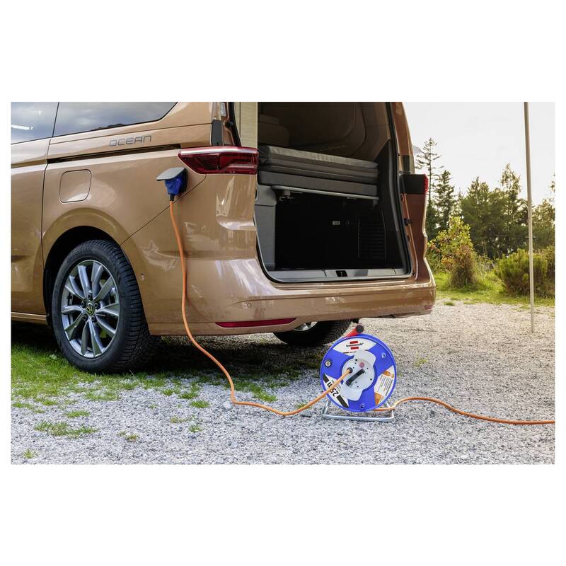 Brennenstuhl Camping-Kabeltrommel 25m CEE-Stecker 16A 3polig orange IP44 6,68kg - 4007123700172
