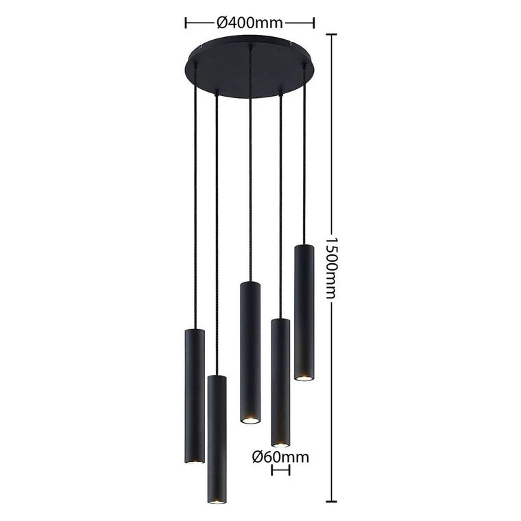 Lindby Sanad Hängeleuchte Deckenlampe Pendelleuchte Wohnzimmerleuchte GU10 - 4251911703108