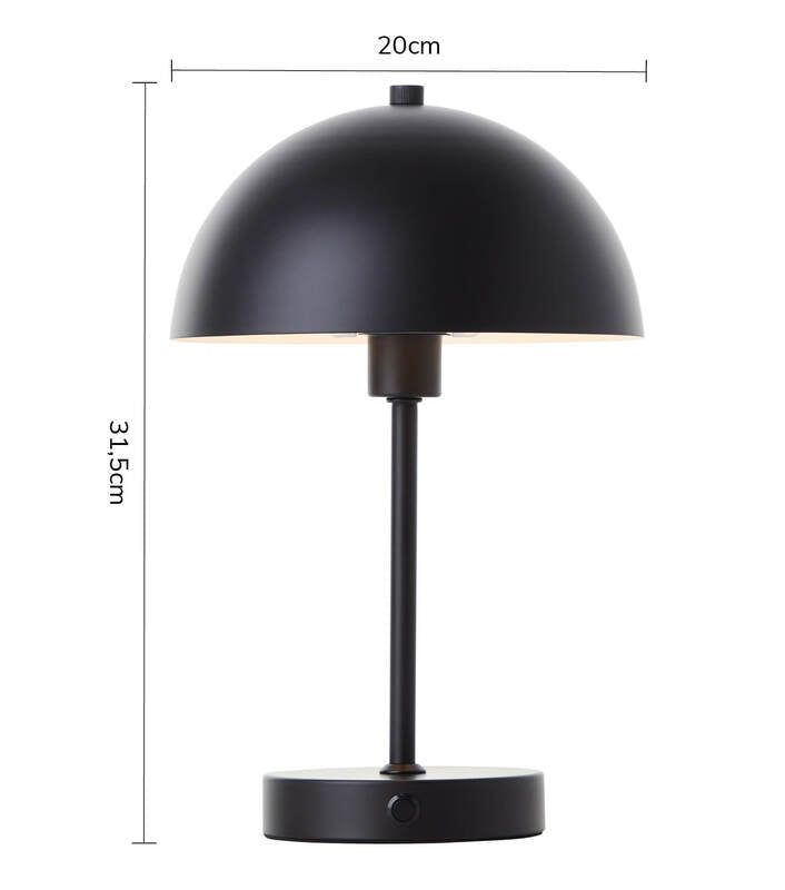 mokebo LED Tischlampe kabellos Akku Tischleuchte dimmbar & aufladbar USB-C La811 - 4260669183858