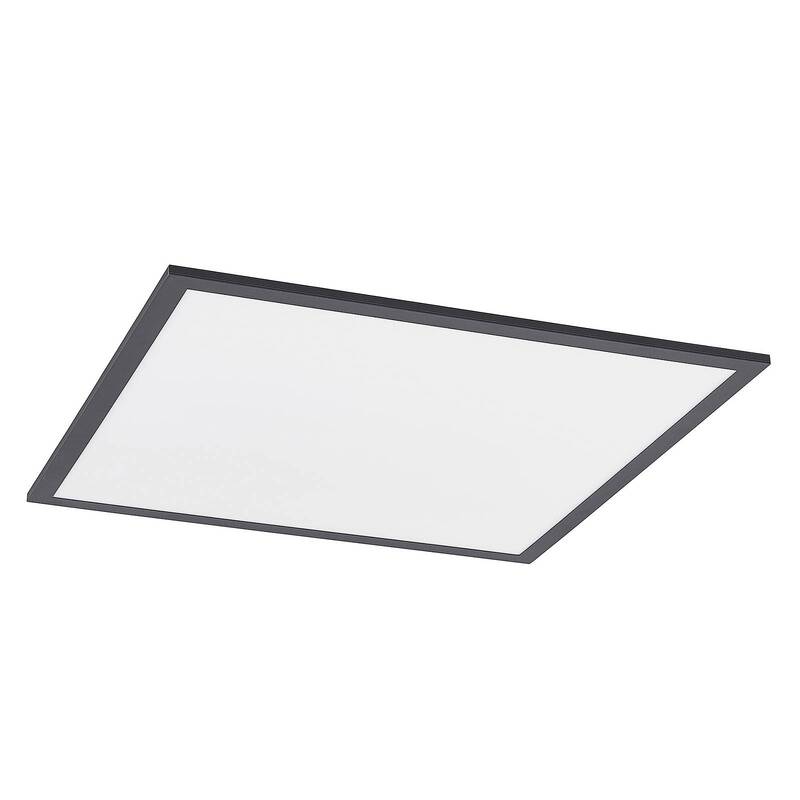 Lindby Deckenleuchte Deckenlampe LED Panel Schwarz Nelios Aluminium Kunststoff - 4251911739206