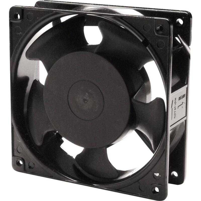 Digitus Netzwerkschranklüfter Ersatzlüfter Ventilator 19 Zoll Lüfter Schwarz - 4016032194422
