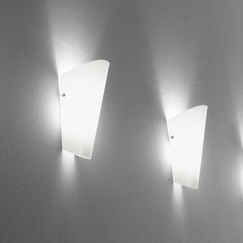 Selène Bloom Wandleuchte Lampe Glas Leuchte Glaslampe silber Glaswandleuchte - 8023761061952