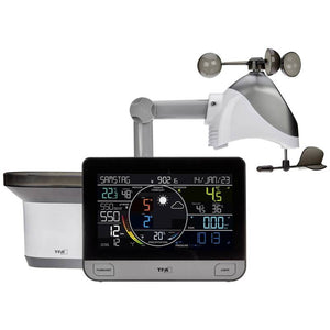 B-Ware TFA Dostmann WLAN Wetterstation VIEW PRO 7 Tage Vorhersage max. 4 Sensoren