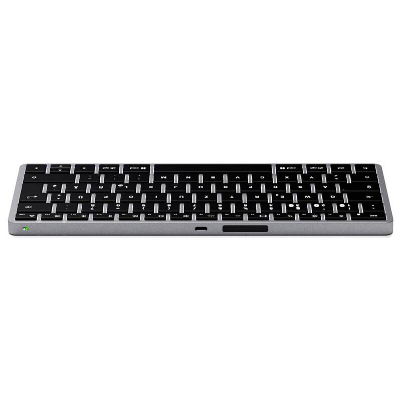 Satechi Slim X1 Mini Bluetooth Tastatur Keyboard Multimediatasten Anthrazit Akku - 0879961009694