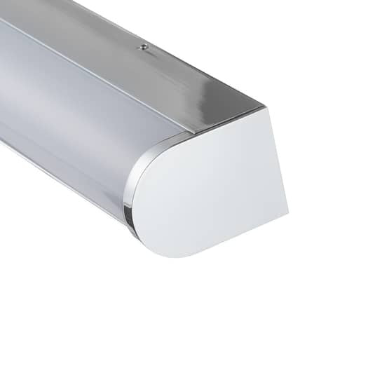 Helestra Wandleuchte Wandlampe LED Ponto IP44 weiß chrom 90cm Badezimmer Lampe - 4022671104821