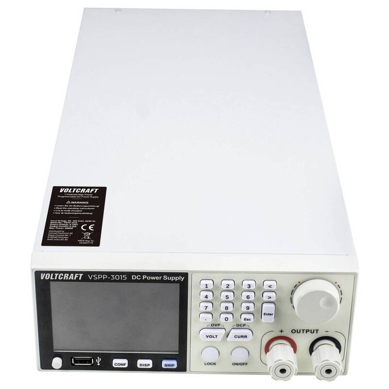 VOLTCRAFT Labornetzgerät VSPP-3015 einstellbar 0-150V 30A 3000W USB LAN - 4064161479187