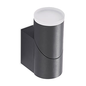 B-Ware Lindby Außenwandleuchte Wandlampe LED dunkelgrau Haus Garten Beleuchtung