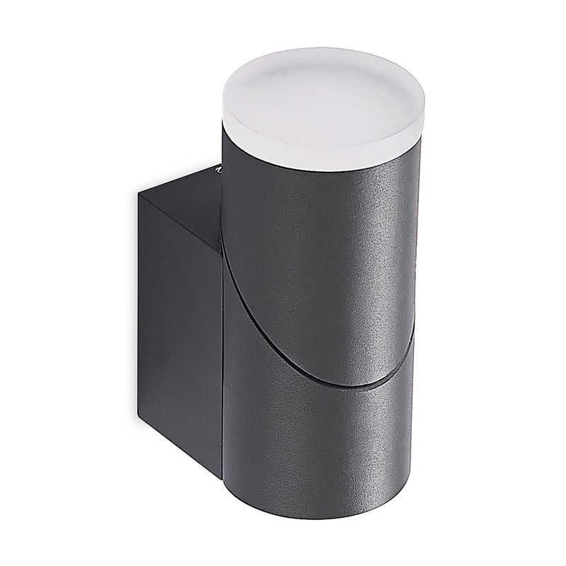 Lindby Außenwandleuchte Wandlampe LED dunkelgrau Haus Garten Beleuchtung - 4251911734461