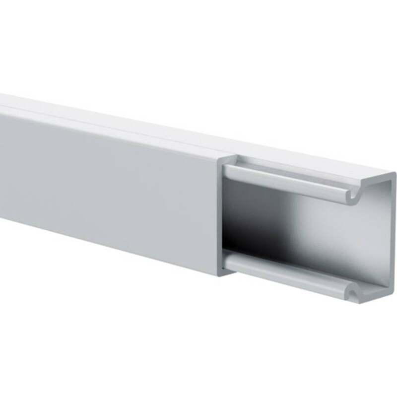 GGK Kabelkanal Leitungsführung PVC selbstklebend Reinweiß 10x15 mm 2 m 10 STÜCK - 4018475041905
