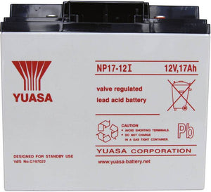 D-Ware Yuasa NP17-12 NP17-12 Bleiakku 12 V 17 Ah Blei-Vlies (AGM) 181 x 167 x 76 mm