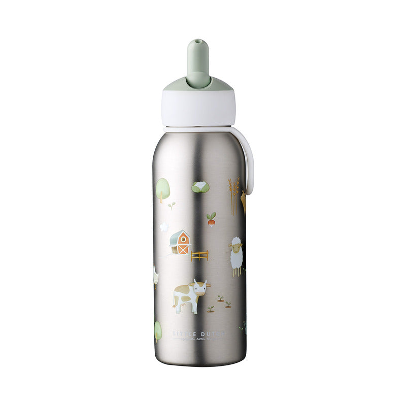 Mepal Thermoflasche Campus Little Farm Flip-Up BPA-frei für kalt und heiß 350ml - 8720294032342