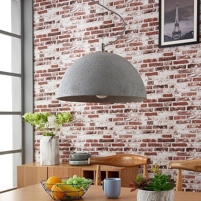 Lindby Pendelleuchte Jelin Deckenlampe Hängeleuchte Deckenleuchte Lampe grau E27 - 4251096525021