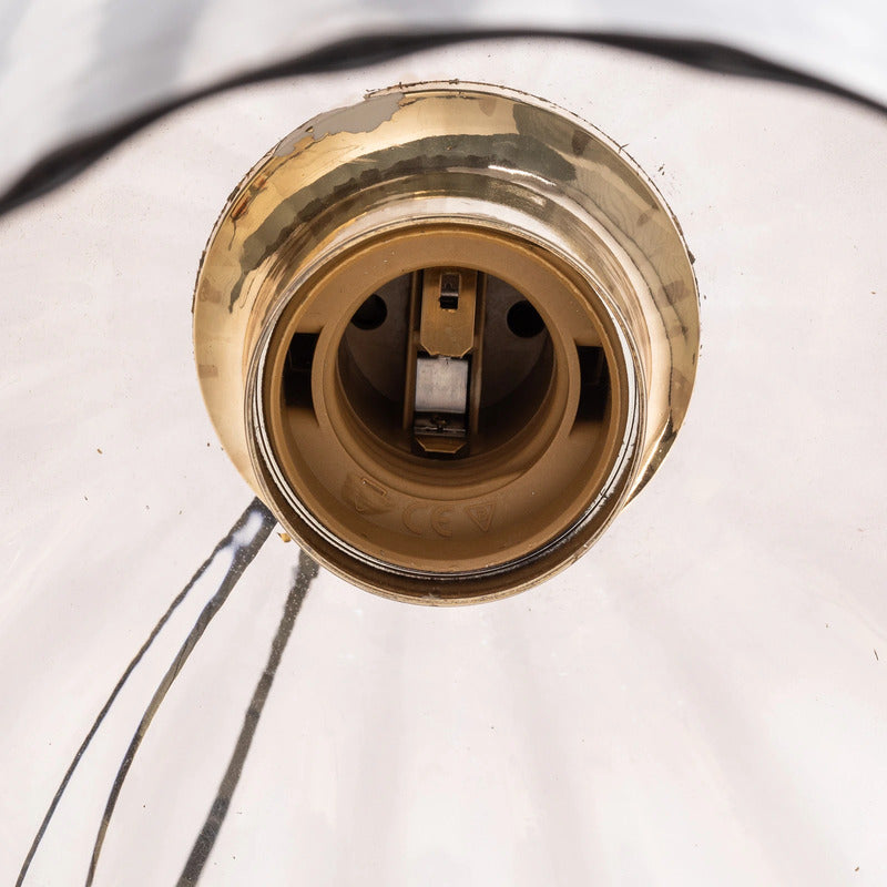 Glas-Hängeleuchte Sapito vierflammig amber Deckenlampe Deckenleuchte Lampe Spot - 5901780556259