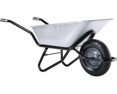 Haemmerlin Tiefmulden-Schubkarre Clipso 120l verzinkt Garten Schubkarre robust - 3155030801695