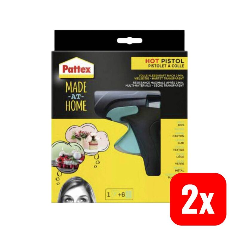 Pattex Heißklebepistole Klebepistole 70W 2 Minuten Aufheizzeit 110-240V 0,42kg - 4015000435666