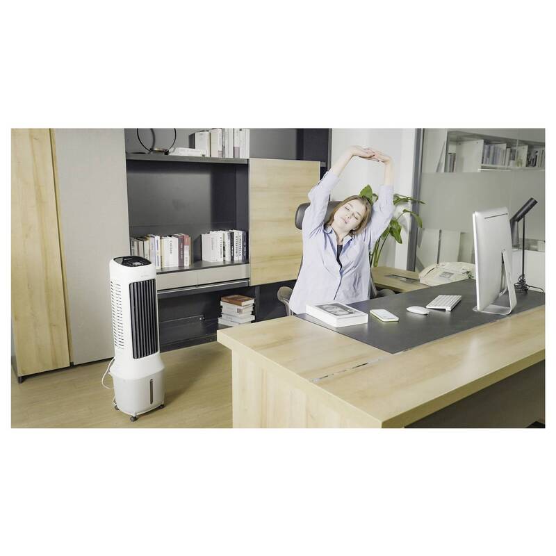 Be Cool Luftkühler 38W App gesteuert 10L Wassertank Fernbedienung weiß 279x309mm - 9005151008418