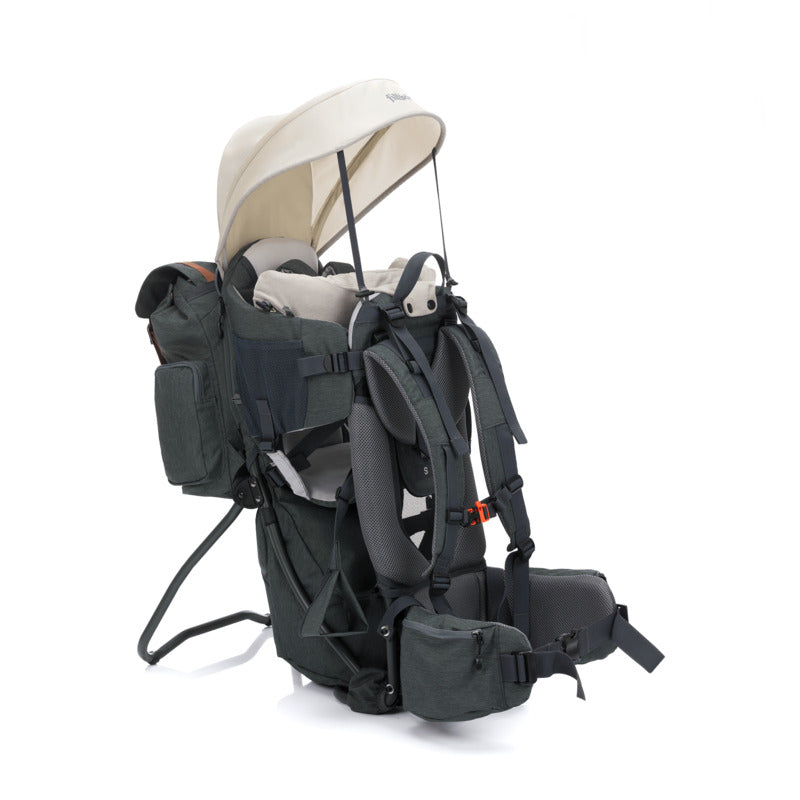 Fillikid Rückentrage Adventure Grau Melange Ergonomische Tragehilfe 20kg - 9120110466310